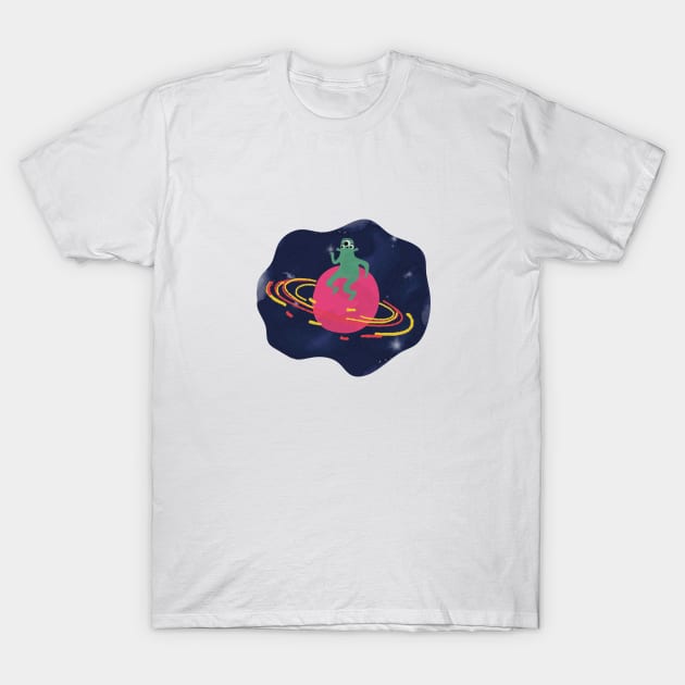 happy alien T-Shirt by melz